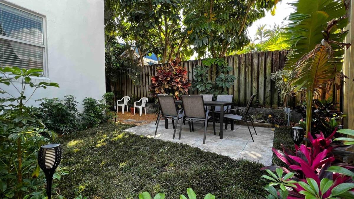 Charming 2 Bedroom Apartment In Victoria Park Fort Lauderdale Eksteriør bilde
